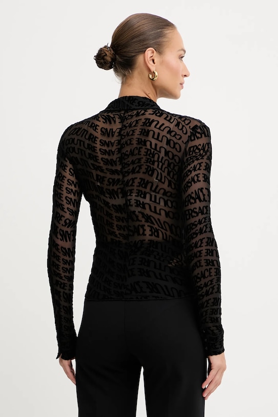 Odzież Versace Jeans Couture koszula 79HAL213.JS490 czarny