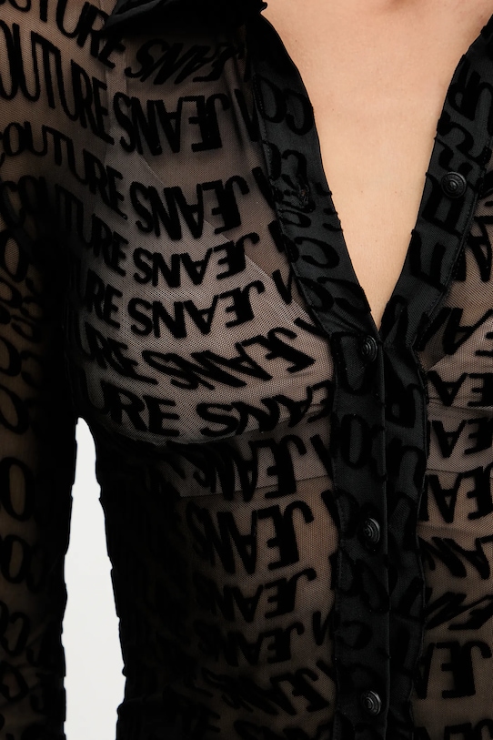 Versace Jeans Couture koszula 79HAL213.JS490 czarny