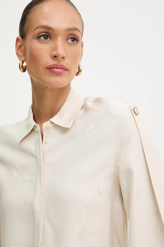 Košeľa Marciano Guess WHITNEY béžová 5YGH02.7337A