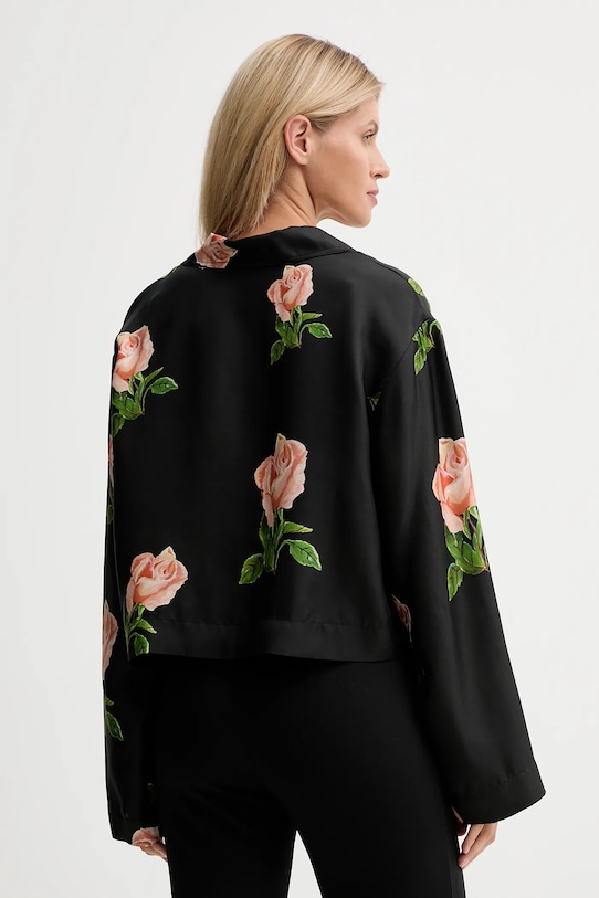 Îmbrăcăminte Nanushka cămașă de mătase NW25PFTP05798 negru