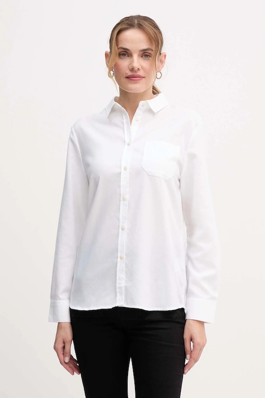 United Colors of Benetton koszula klasyczny biały 56D8DQ0CG