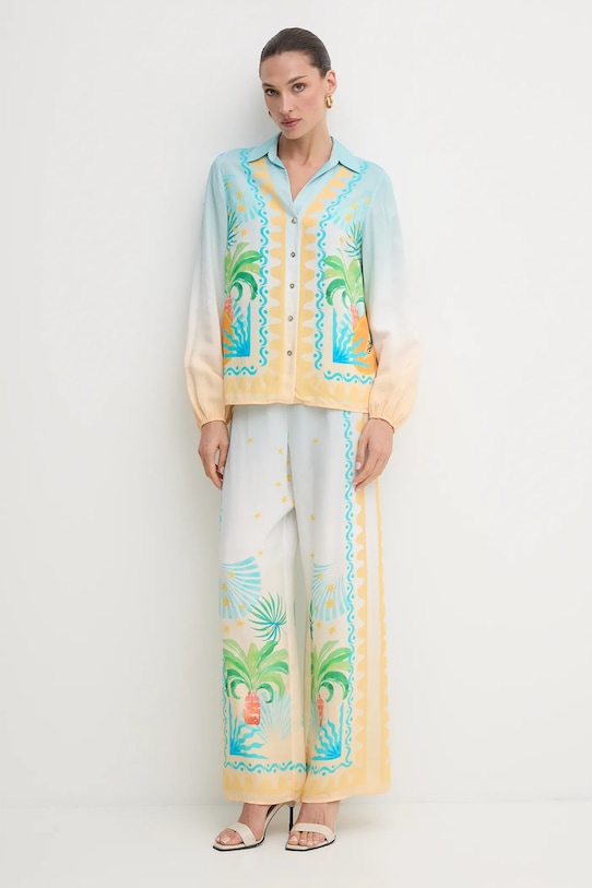 Never Fully Dressed koszula Miley NFDTO1782 niebieski AW25