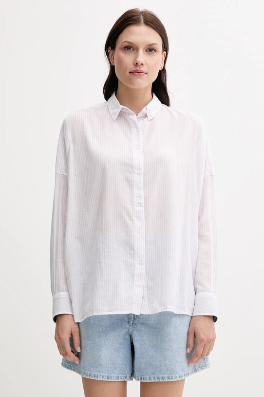 Pepe Jeans koszula klasyczny fioletowy PL305100