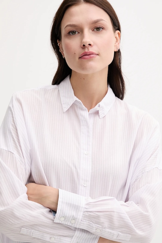 Pepe Jeans cămașă violet PL305100