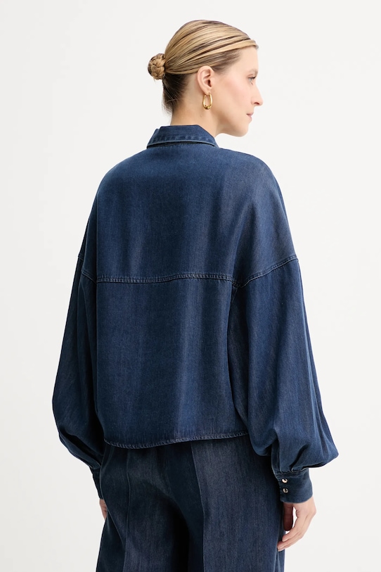 Îmbrăcăminte Fracomina cămașă jeans FJ25WT6004W78301 albastru