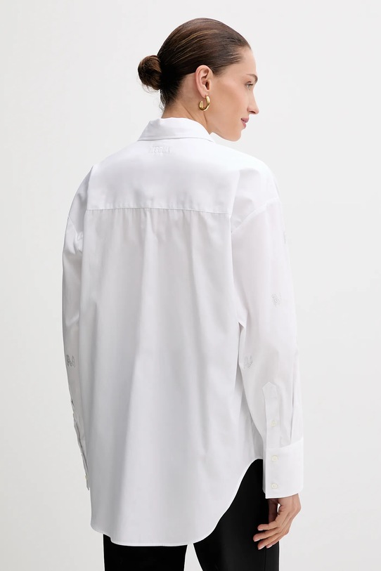 Одежда Хлопковая рубашка MSGM 3941MDE26X.257602 белый