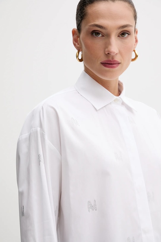 Хлопковая рубашка MSGM белый 3941MDE26X.257602