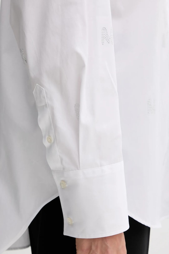 Хлопковая рубашка MSGM 3941MDE26X.257602 белый
