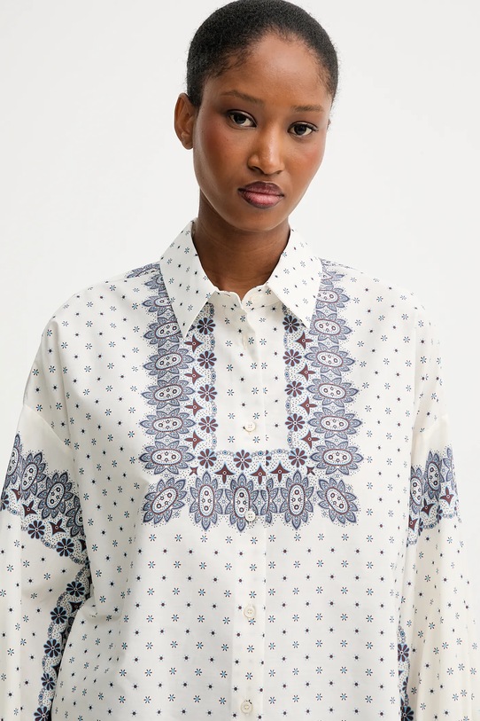Bavlněná košile Weekend Max Mara ADDA béžová 2525116021600