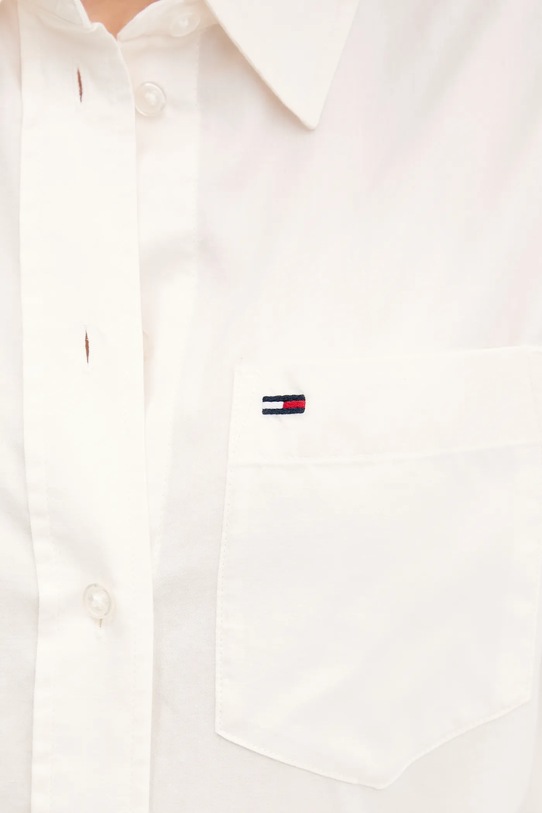 Tommy Jeans koszula bawełniana DW0DW21451 beżowy