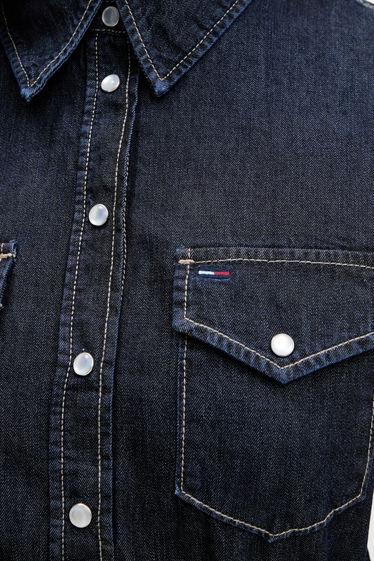 Tommy Jeans koszula jeansowa DW0DW21653 granatowy