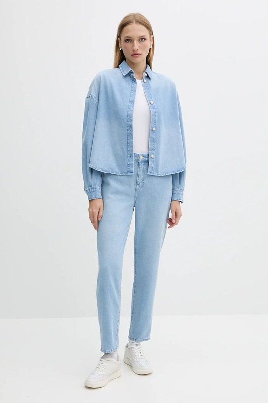 Armani Exchange koszula jeansowa XW001340.AF14494 niebieski AW25