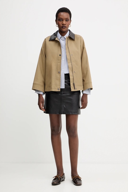Βαμβακερό πουκάμισο Weekend Max Mara ARTURO 2525116042600 σκούρο μπλε AW25