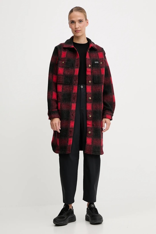 Columbia kurtka koszulowa Wildest Venture 2136171 czerwony AW25