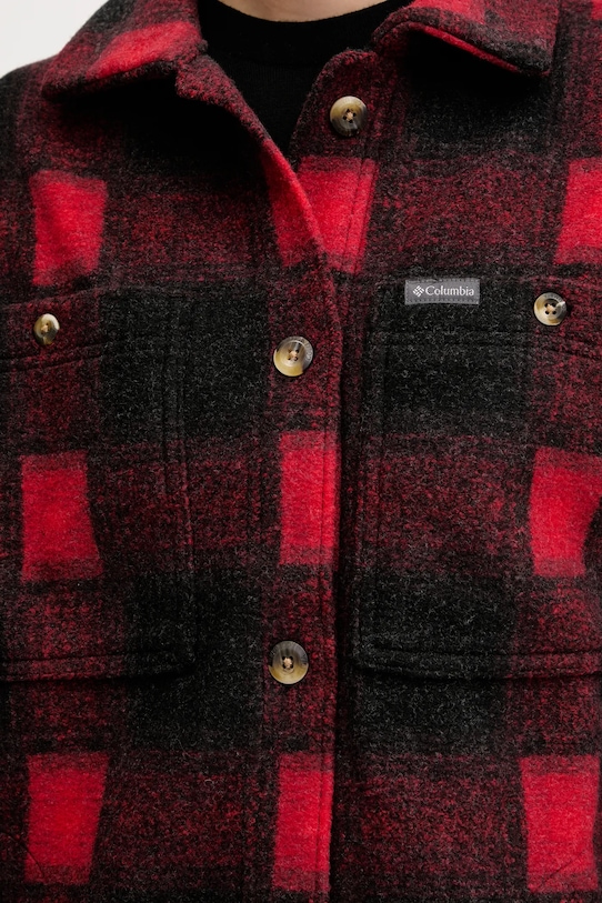 Columbia geacă cu aspect de cămașă Wildest Venture 2136171 rosu
