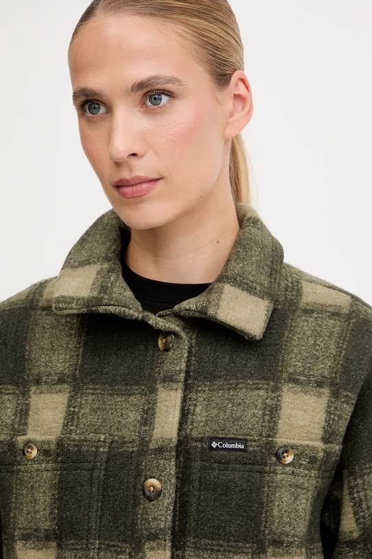 Columbia geacă cu aspect de cămașă Wildest Venture verde 2136171