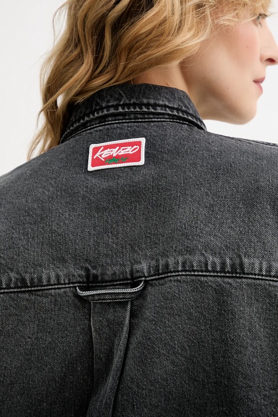 Kenzo cămașă jeans FF62DC2506C8 gri