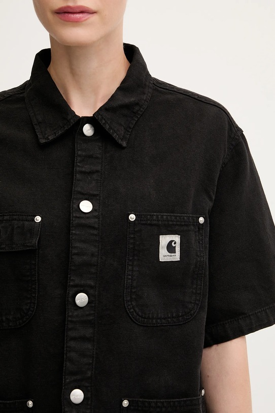 Carhartt WIP koszula jeansowa W' S/S Michigan czarny I035573.89GD