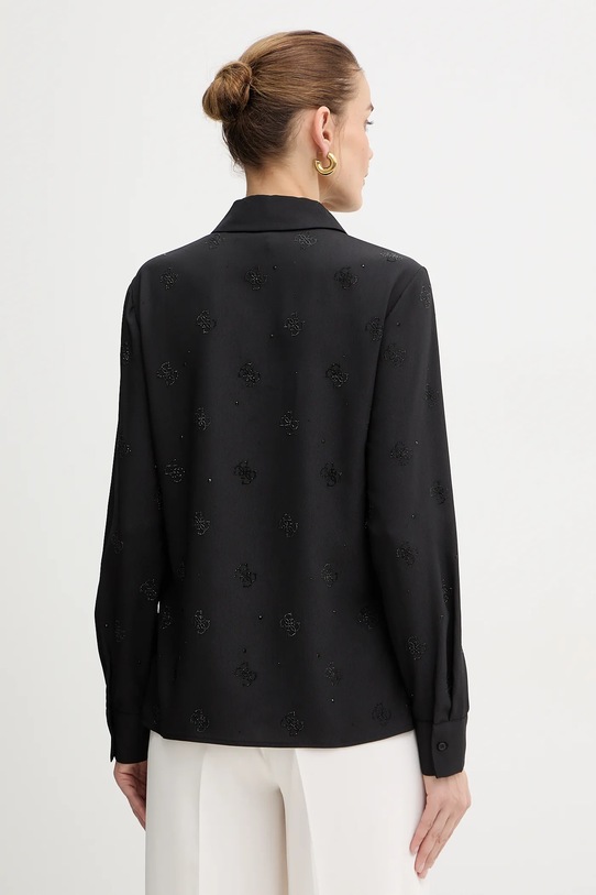 Odzież Guess koszula W5BH80.W2982 czarny