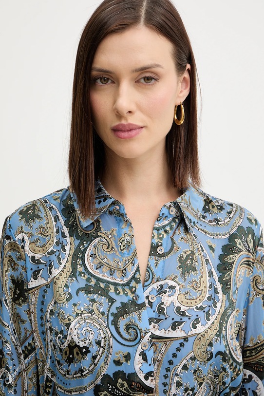 Guess cămașă CLARISSE albastru W5BH78.W2770