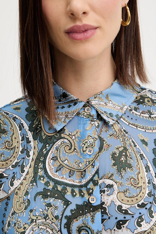 Guess cămașă CLARISSE W5BH78.W2770 albastru