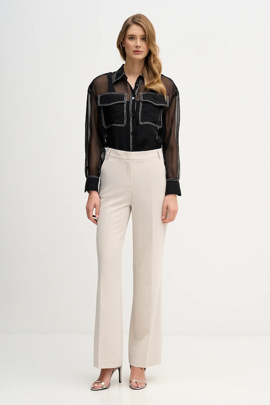 Риза Sisley 5VGNLQ09I черен AW25