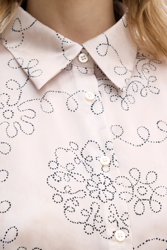 Sisley koszula 5IAULQFF7 beżowy