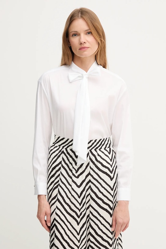 Joop! koszula z elastanem biały 30047570