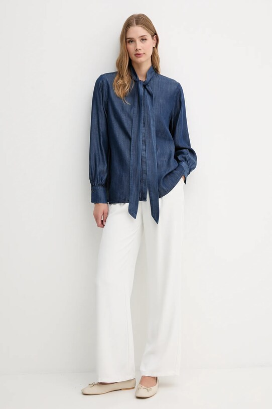 Joop! koszula jeansowa 30047820 granatowy AW25