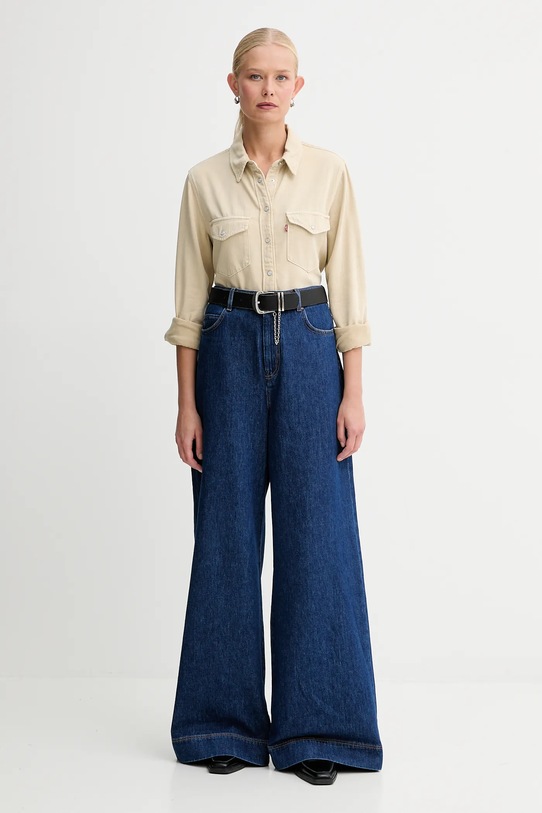 Levi's koszula 16786.0106 beżowy AW25
