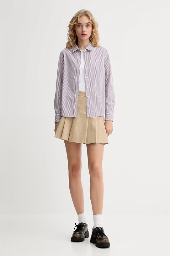 Bombažna srajca Levi's 34574.0062 rjava AW25