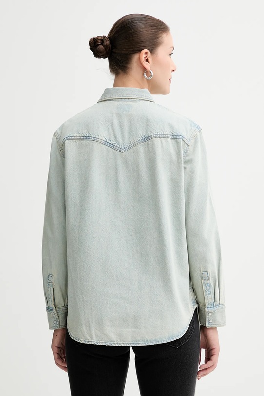 Abbigliamento Levi's camicia di jeans A7244.0059 blu