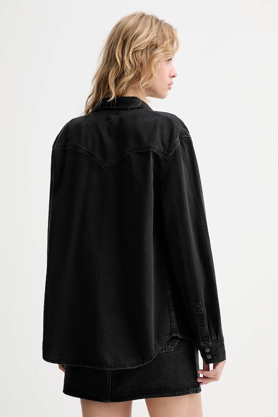 Odzież Levi's koszula jeansowa A7244.0076 czarny