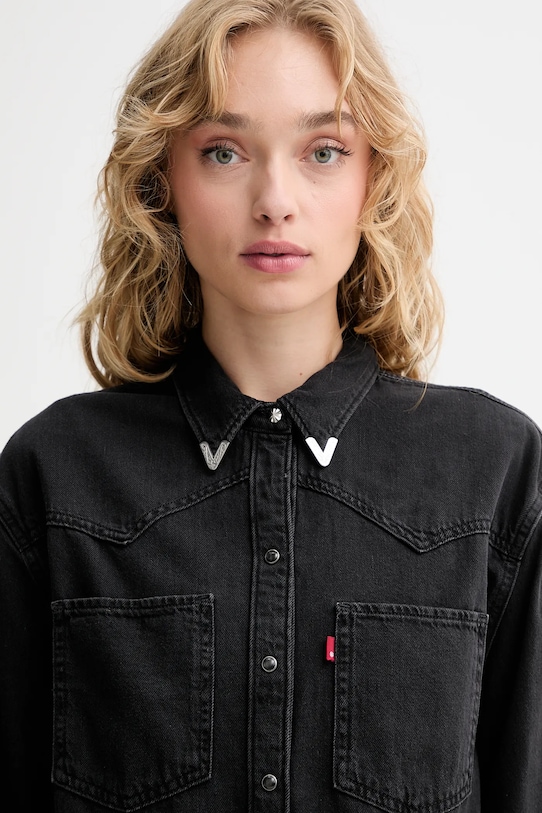 Levi's koszula jeansowa czarny A7244.0076