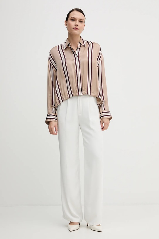 Marc Aurel koszula 6203.1001.93488 beżowy AW25