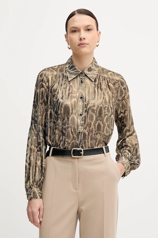 Рубашка Marc Aurel узор зелёный 6368.1000.93490