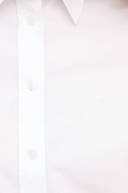 Βαμβακερό πουκάμισο Gant 4300348 λευκό