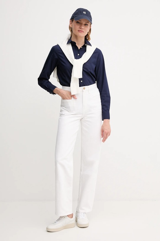 Gant koszula bawełniana 4300348 granatowy AW25