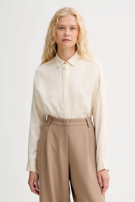 Sessun cămașă lung bej 23110031