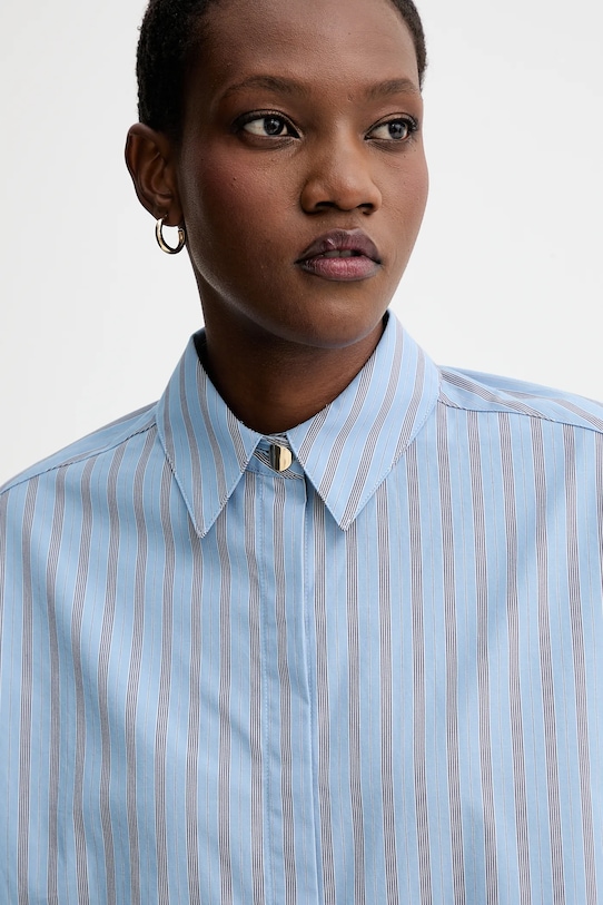 Sessun camicia in cotone 25110027 blu