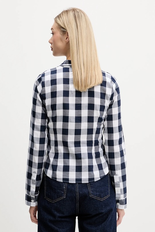 Odzież Hollister Co. koszula bawełniana KI340.5425.205 granatowy