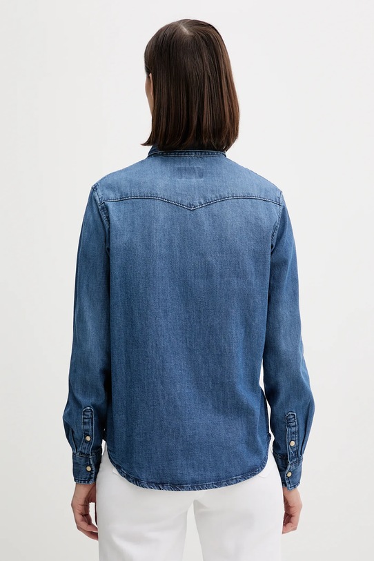 Odzież Pepe Jeans koszula jeansowa PL3051234A5 niebieski