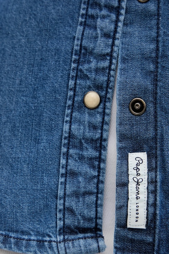 Pepe Jeans koszula jeansowa PL3051234A5 niebieski