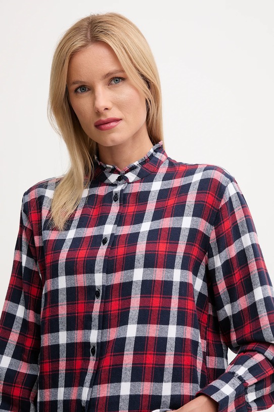 Pepe Jeans koszula bawełniana bordowy PL3051311