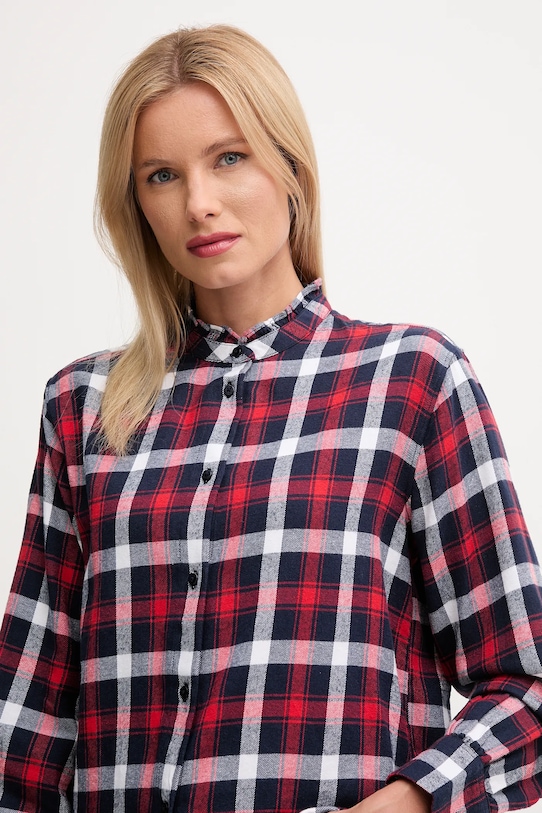 Pepe Jeans koszula bawełniana bordowy PL3051311