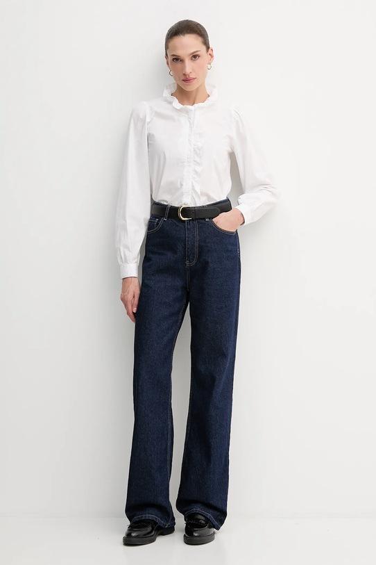 Pepe Jeans koszula bawełniana PL3051246 biały AW25