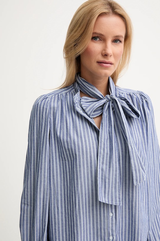 Pepe Jeans koszula bawełniana niebieski PL3051268
