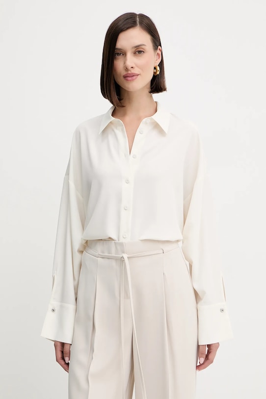 Twinset camasa lung bej 252AP2142