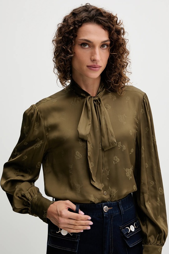 Košeľa Twinset zelená 252TT2361