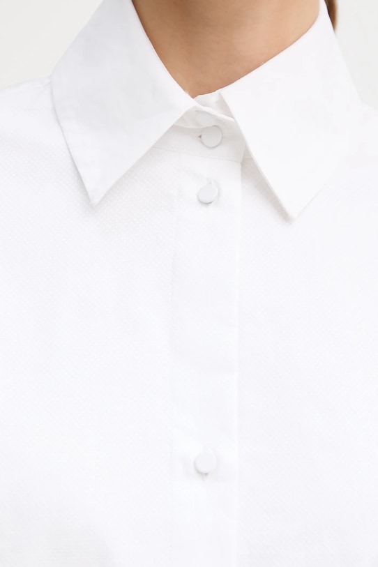 Памучна риза Armani Exchange XW000706.AF12812 бял